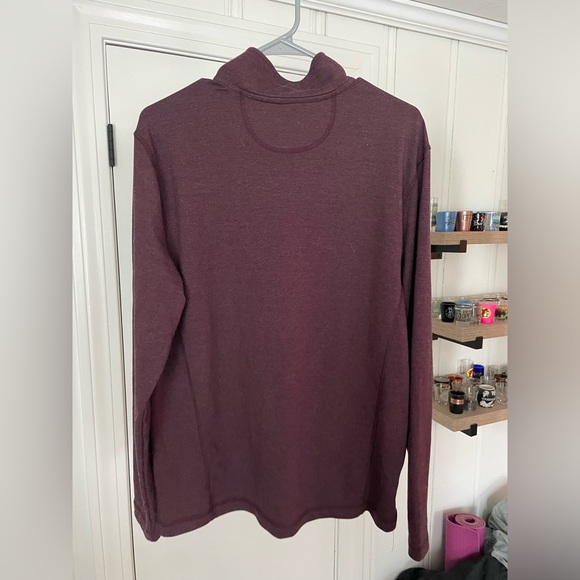 Men’s Orvis Maroon Quarter Zip - Picture 4 of 4
